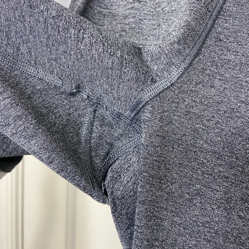 EUC Old Navy women’s gray‎ block active go dry full length leggings activewear L